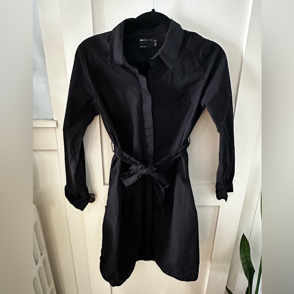 ASOS belted maternity shirt dress